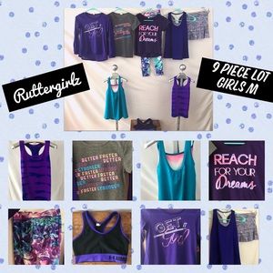 Girls Active Wear Lot of 9 - Size M